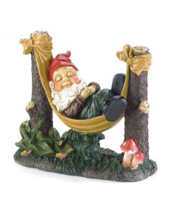 SLUMBERING GNOME STATUE